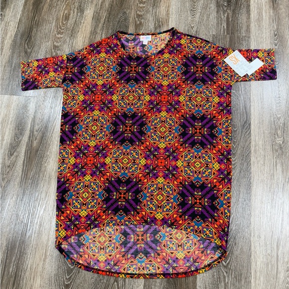 NWT Lularoe Irma, Aztec Purple and Orange sz: XS - Picture 1 of 4